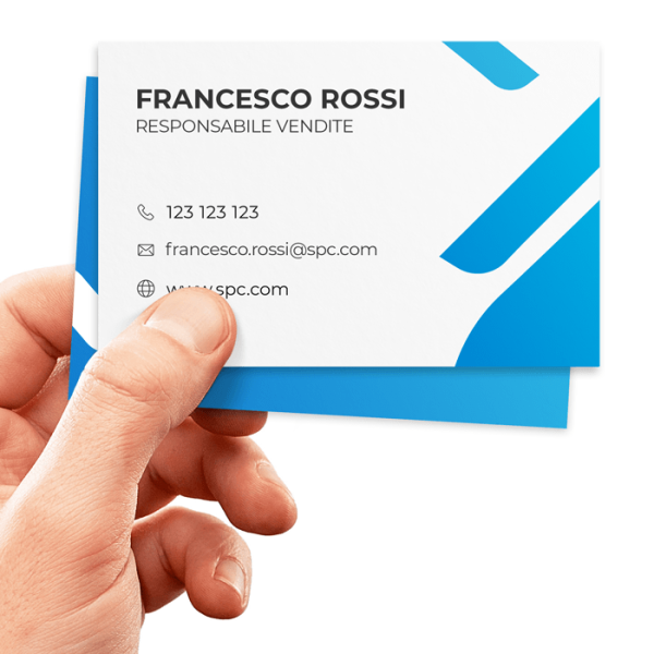 BIGLIETTO DA VISITA PLASTIFICATO